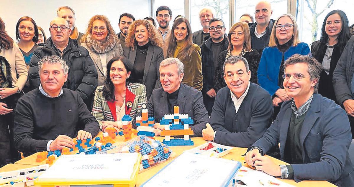 Prado, Rueda, Román Rodríguez y Borja Verea, en el polo creativo