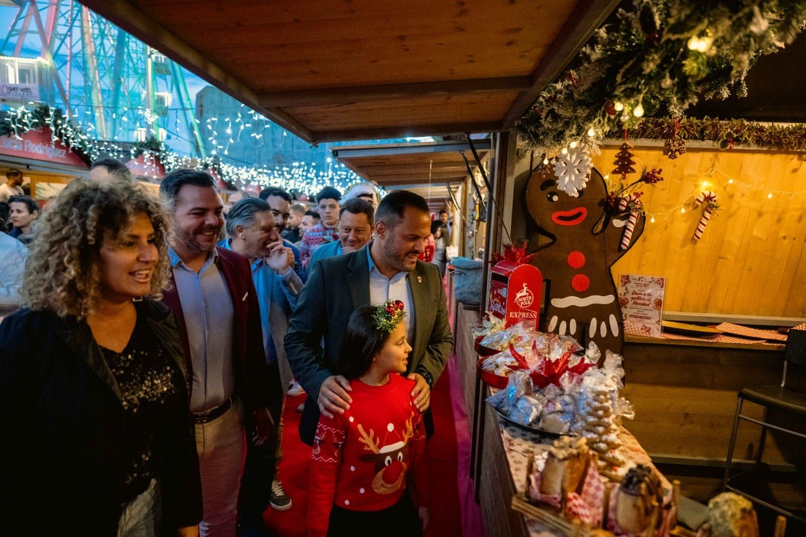 Inauguración de la Feria de Navidad de Arrecife 2024
