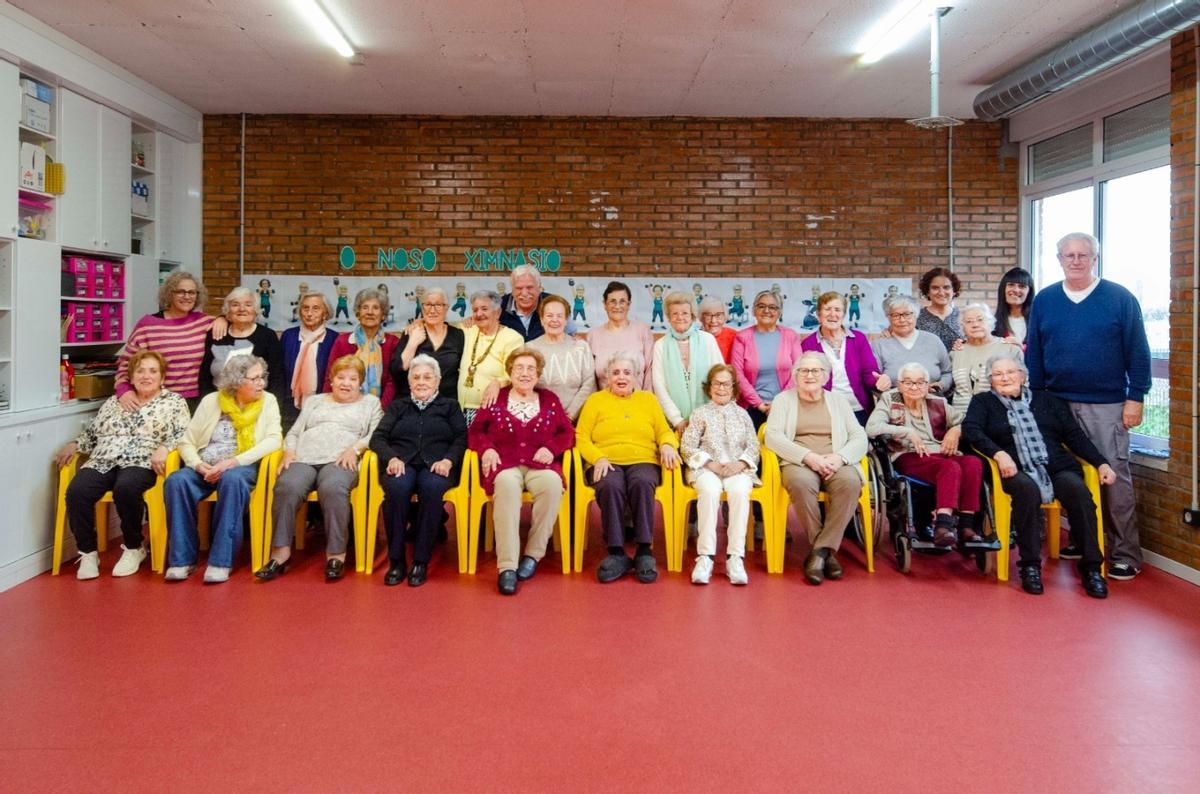 La celebración del Día de la Madre en la sede de la ludoteca Vellos Tempos.