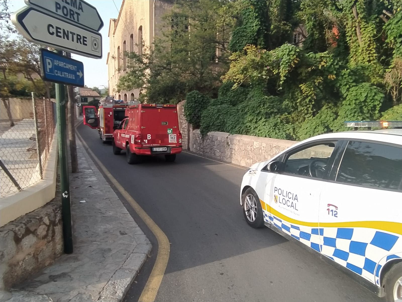 Un incendio intencionado destruye las oficinas de la Fàbrica Nova de Sóller