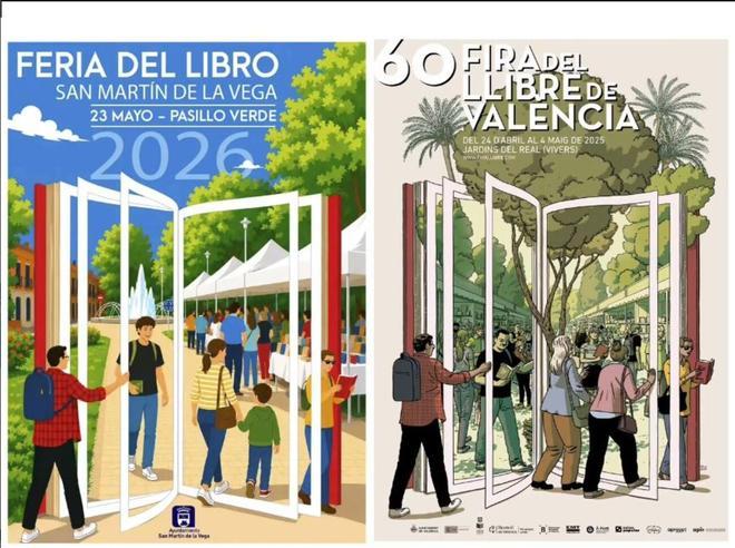 Un ayuntamiento de Madrid plagia con IA el cartel de Paco Roca para la Fira del Llibre
