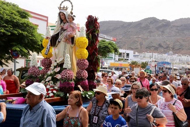 Procesión Marítima de la Virgen del Carmen de Arguineguín al Puerto de Mogán 2016