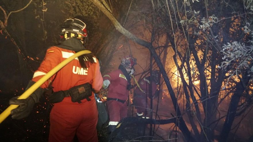 &quot;Calma tensa&quot; en Méntrida a la espera de la evolución del incendio