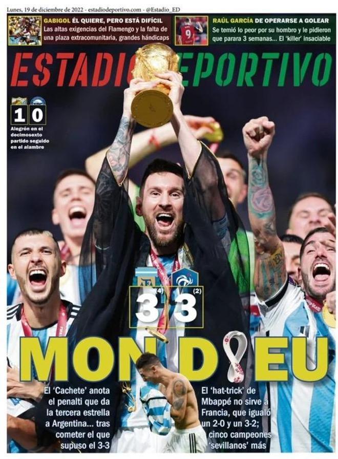 Para enmarcar: las portadas de todo el mundo se rinden a Messi