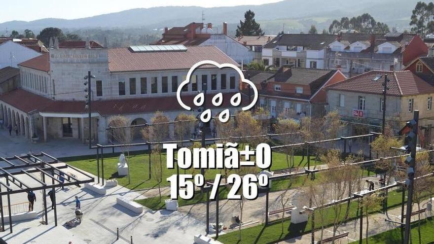 El tiempo en TomiÃ±o: previsión meteorológica para hoy, sábado 22 de agosto