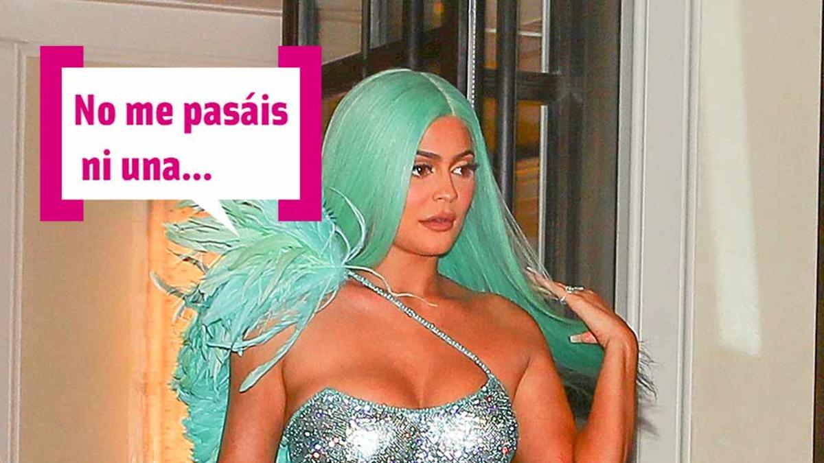 Kylie Jenner con uno de sus looks en la gala MET