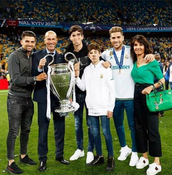 La familia de Zinedine Zidane