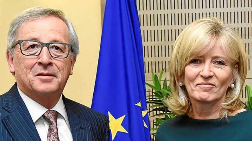 O&#039;Reilly amb el president de la CE, Jean Claude Juncker