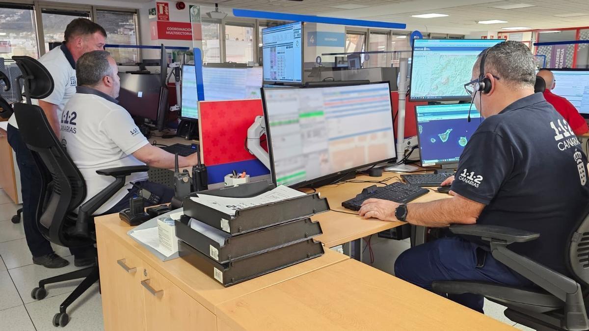 Trabajadores del 1-1-2 Canarias