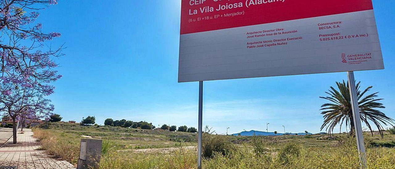 Los terrenos donde se ubicará el nuevo colegio.