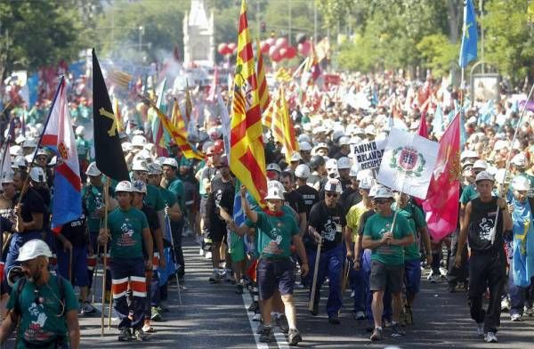 La 'Marcha Negra' llega a Madrid