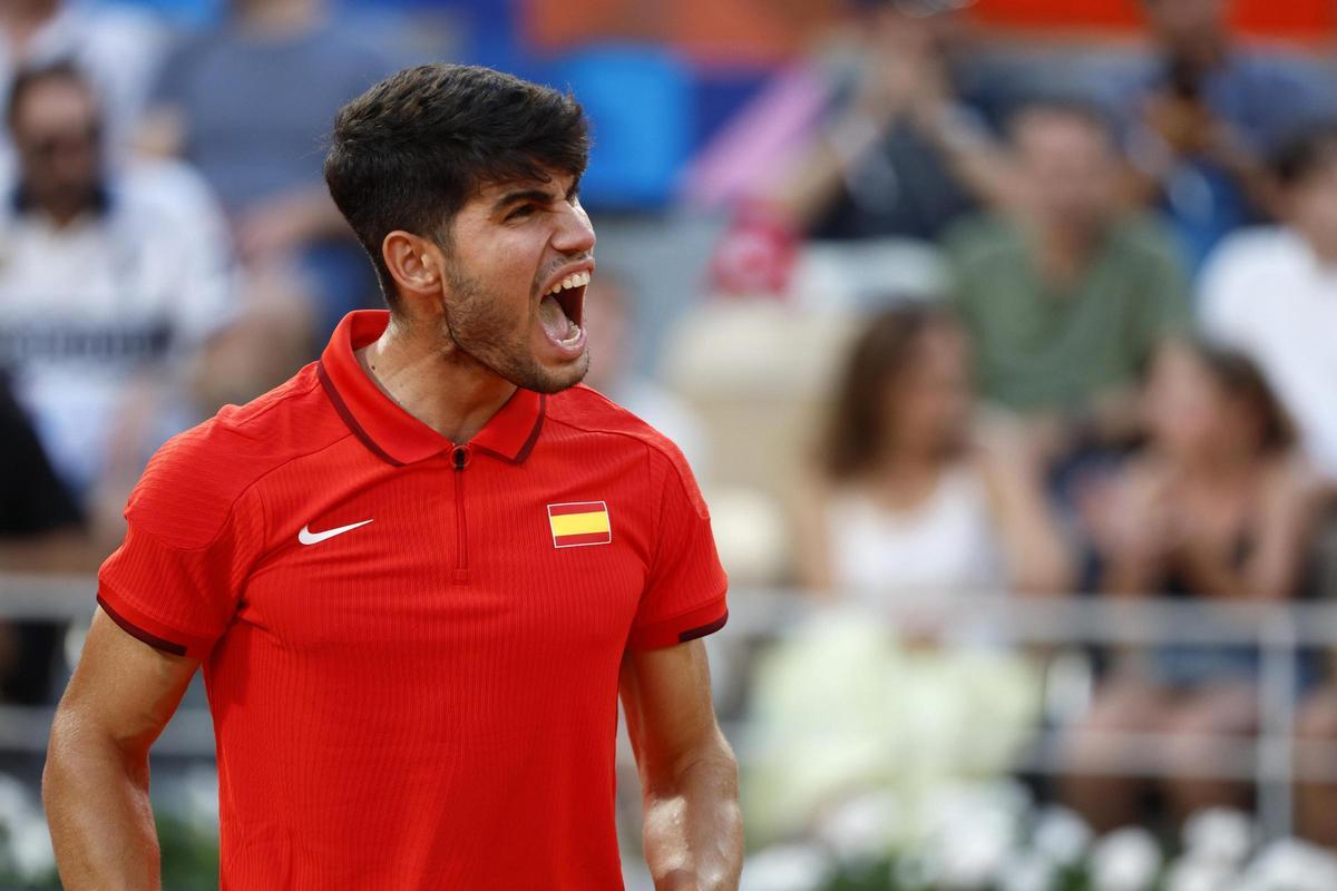 El partido entre Griekspoor y Alcaraz, en imágenes