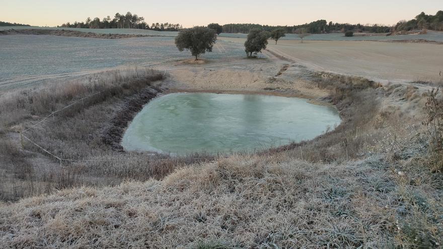 Nova caiguda dels termòmetres: -4.2 graus a Manresa i -8.7 a Guixers