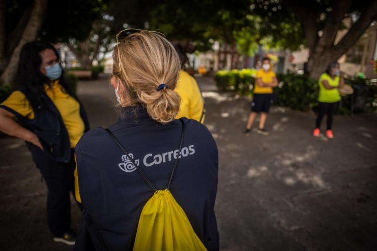 Huelga en Correos en la zona sur de Tenerife