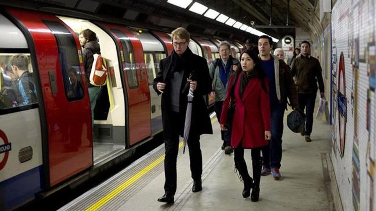 Una estación del Metro de Londres.