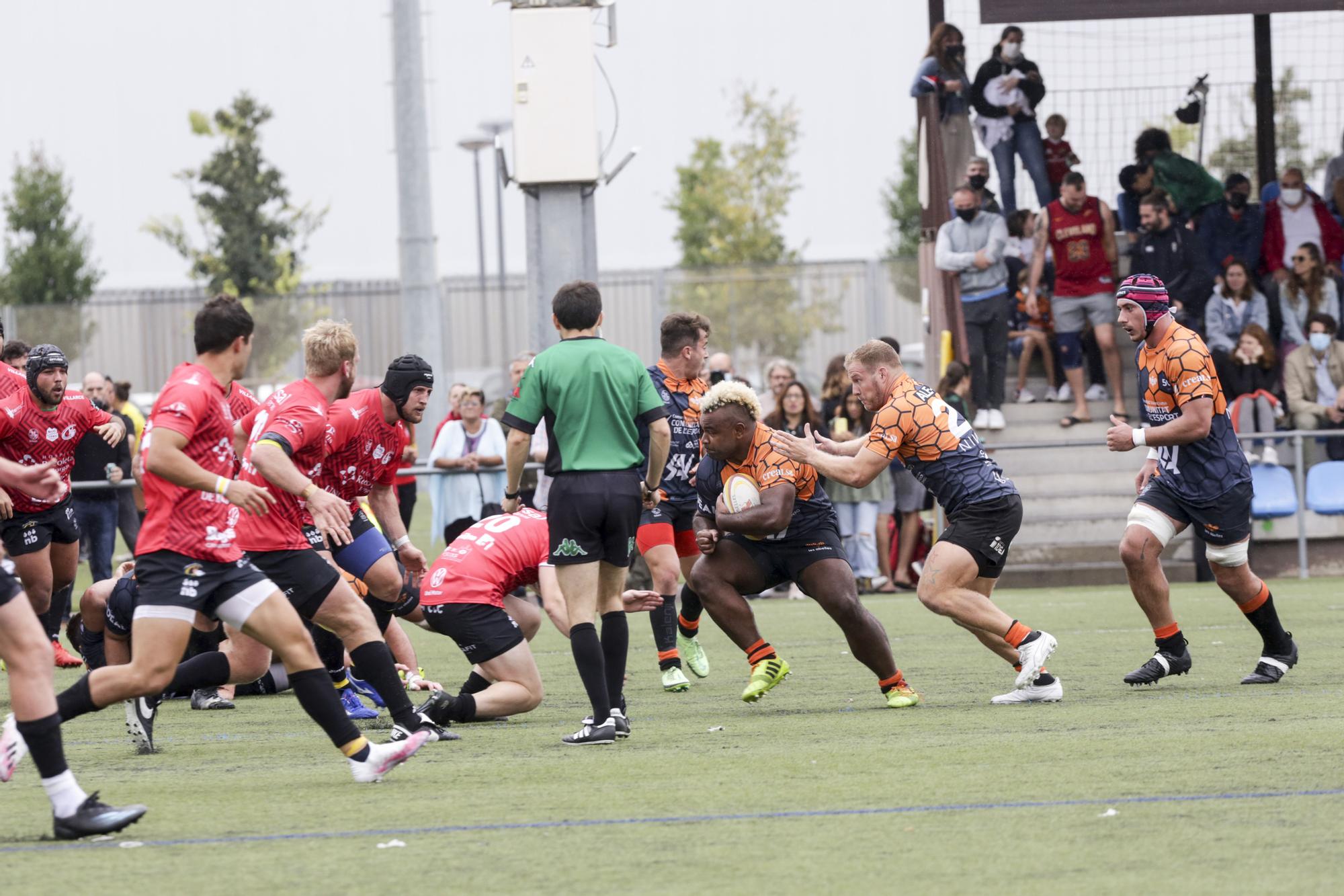 Primera victoria de Les Abelles en División de Honor de rugby 2021-2022 ante Burgos