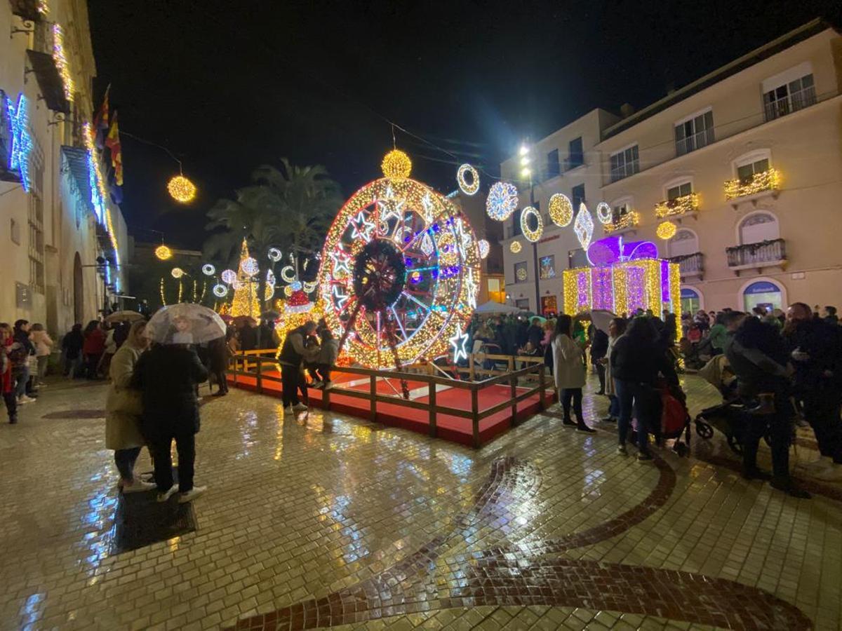 En la Plaça de Baix se han instalado varios elementos decorativos.