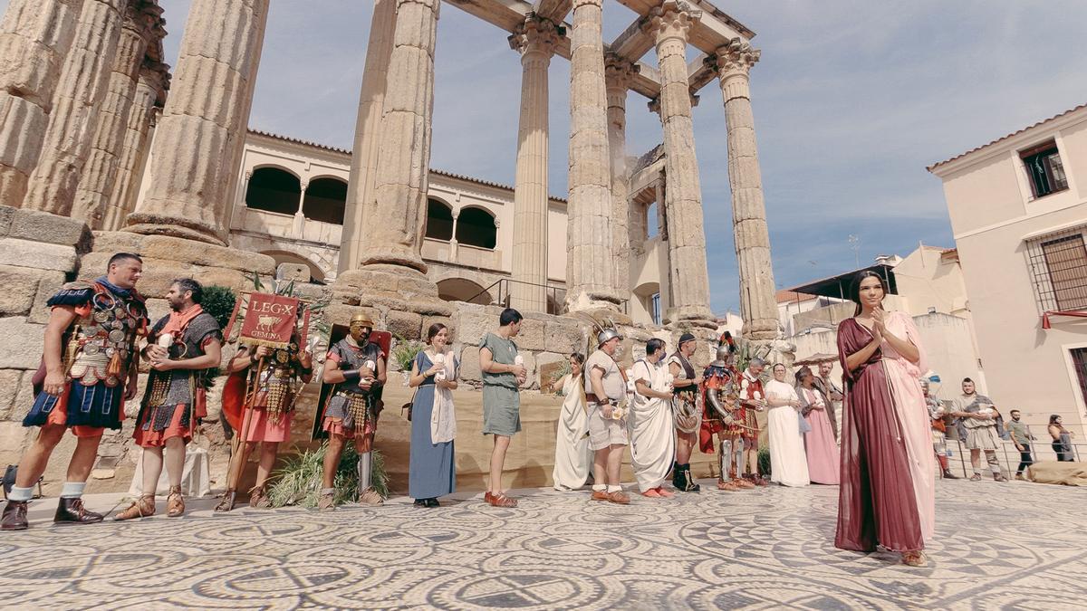 El Templo de Diana es el epicentro de la celebración.