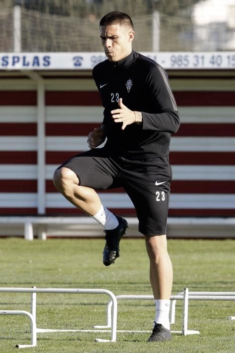 Entrenamiento del Sporting