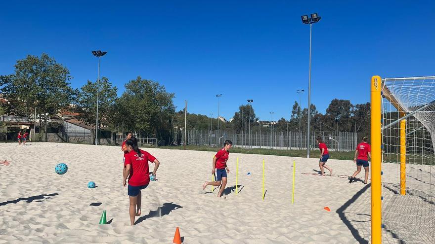 El nuevo campo de fútbol playa de Cáceres acogerá tres jornadas de la Primera División femenina