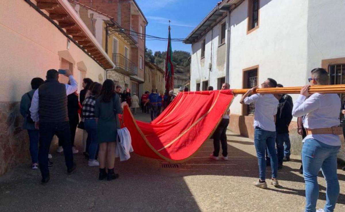 El pendón de Cabañas, en todo su esplendor