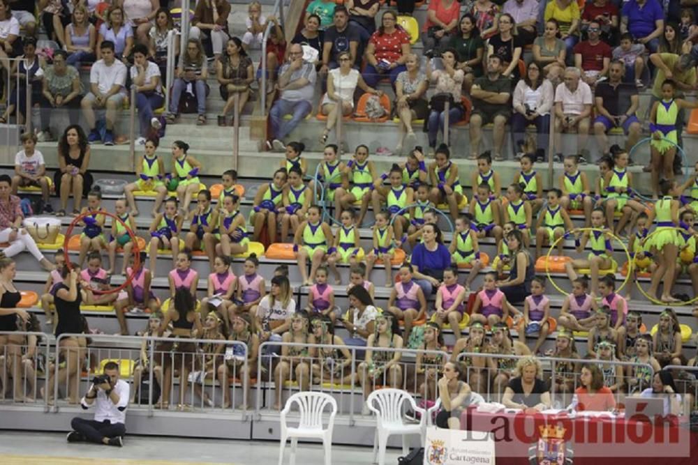 Clausura de las escuelas de Cartagena de gimnasia rítmica y estética de grupo