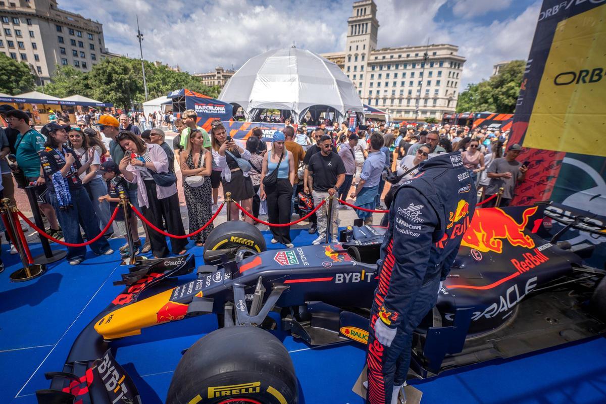 Fan Zone de Fórmula 1 en Plaza Catalunya