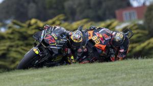 Marco Bezzecchi y Brad Binder en el Gran Premio de Australia