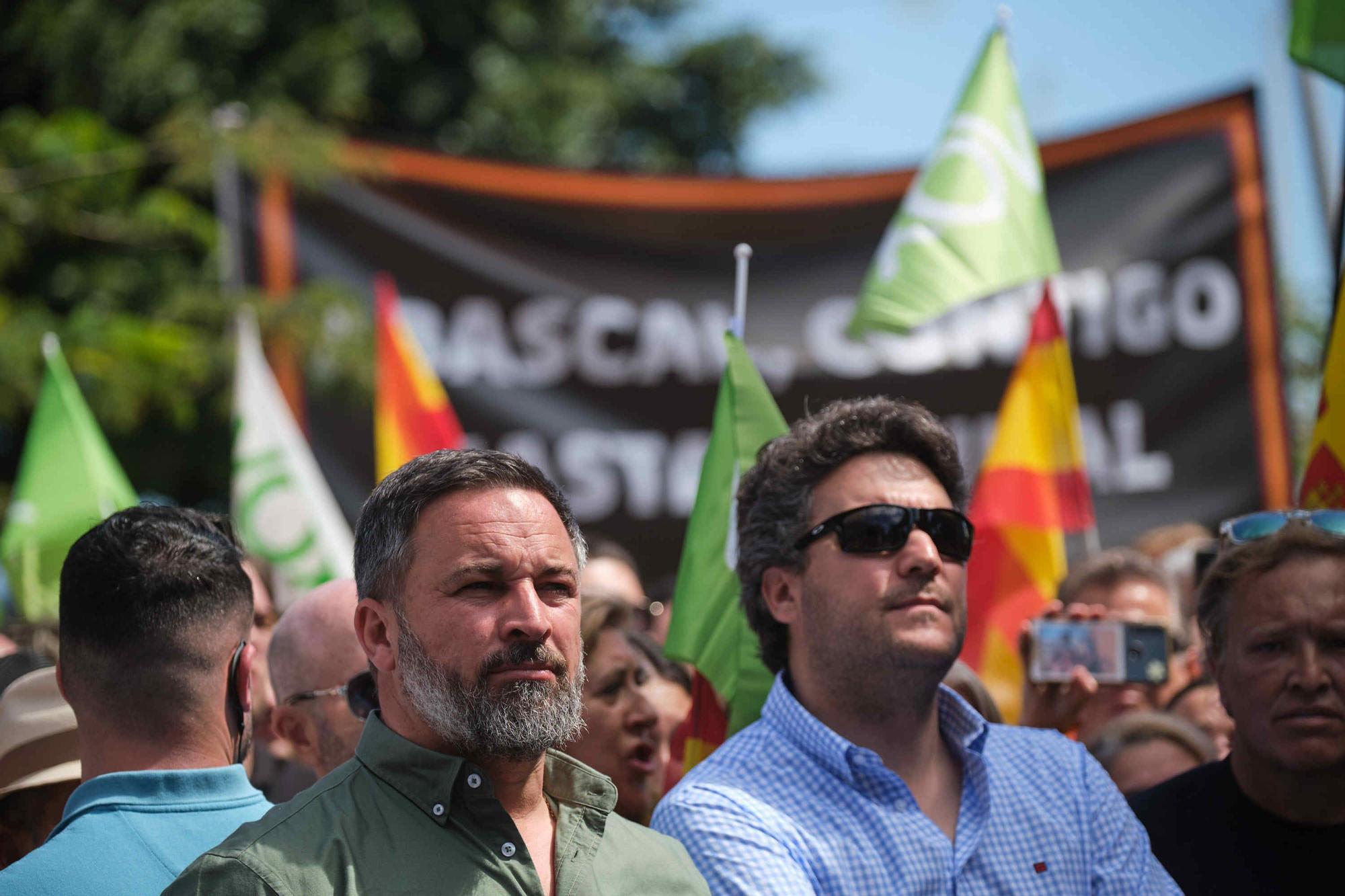 Santiago Abascal, en Tenerife