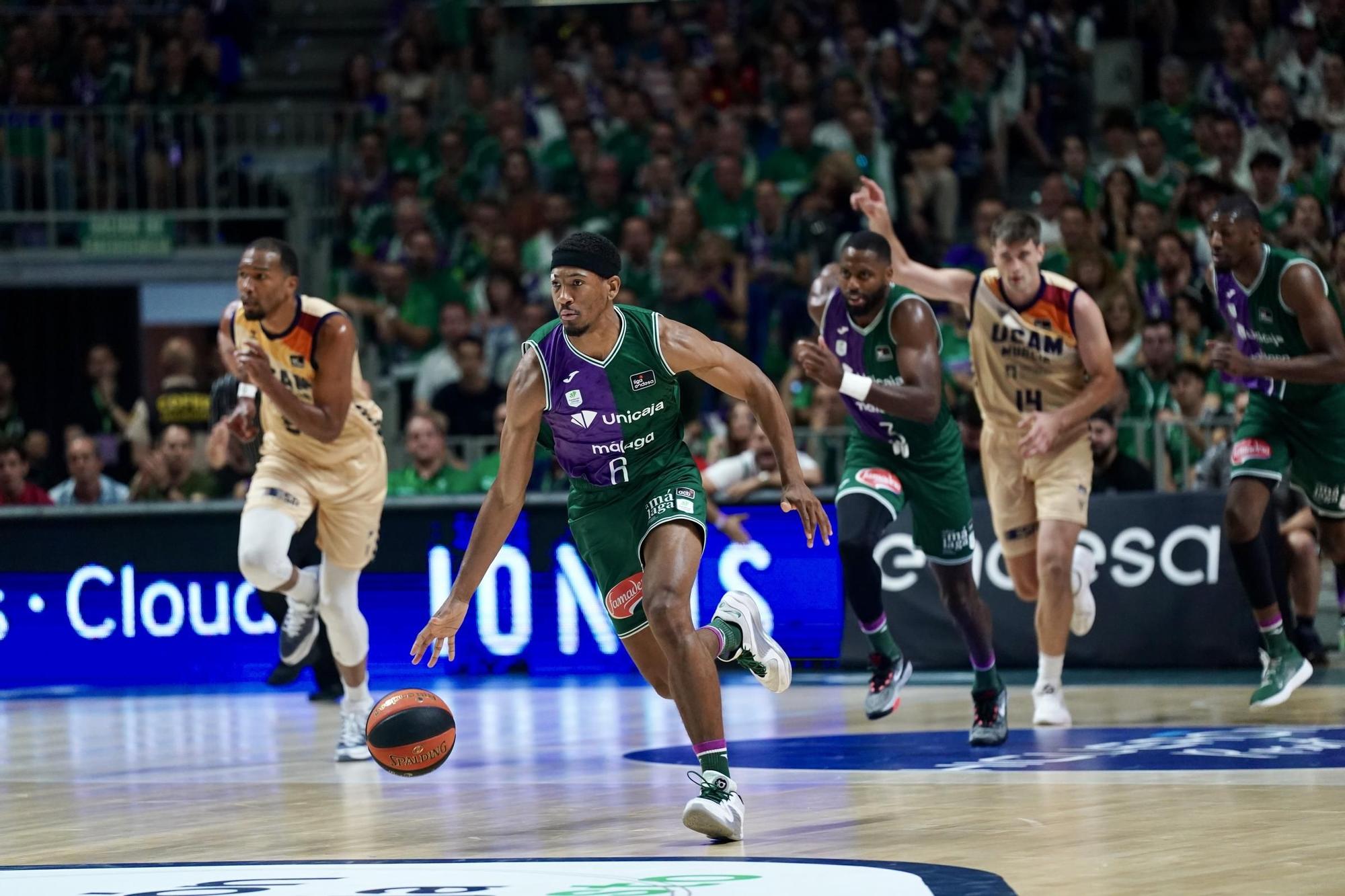 La segunda semifinal de la Liga Endesa: Unicaja - UCAM Murcia, en imágenes