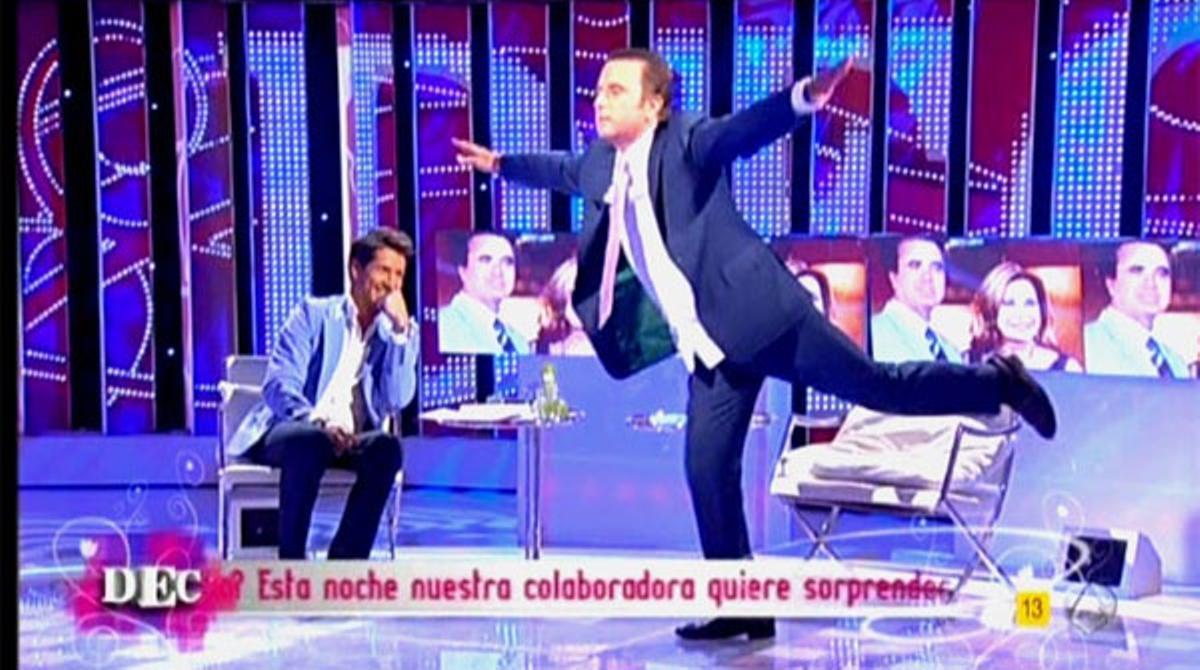 Ortega Cano va intentar demostrar que està en forma (’DEC’, A-3 TV).