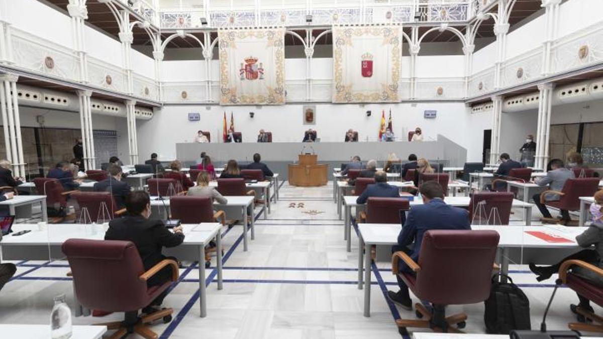 Sesión plenaria en la que se nombró el Consejo Asesor de la Radiotelevisión Murciana
