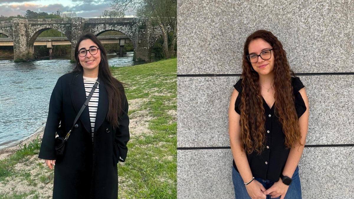 Cristina Mourelos Jurjo, a la izquierda, y Marta Vieiro Abraldes.