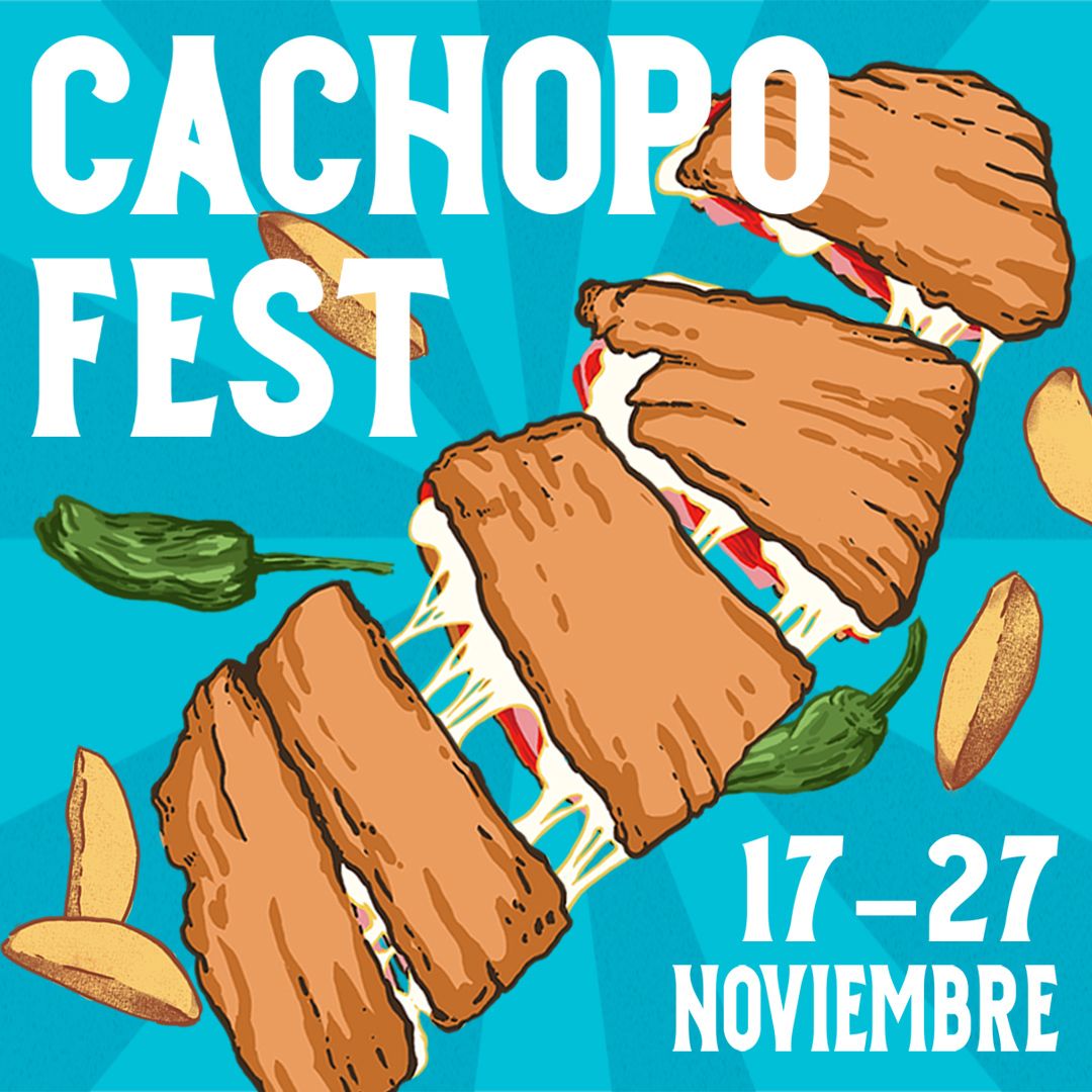 Cartel de presentación de Zaragoza Cachopo Fest