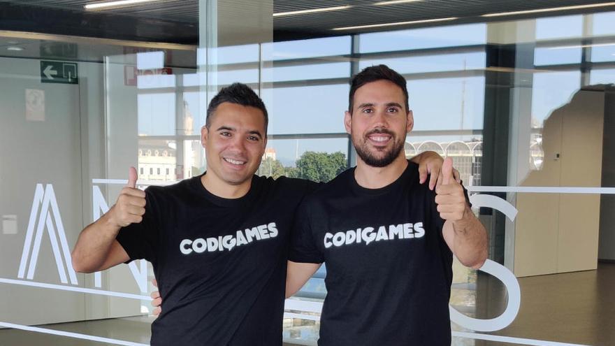 Socios de Codigames, Francisco José Martínez y Zacarías Gómez.