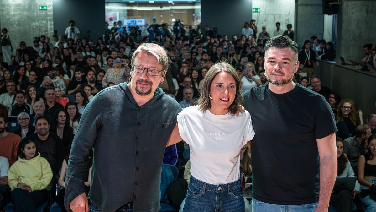 Sumar y Podemos se hartan del «doble discurso» de Rufián: «No va a irse de ERC»