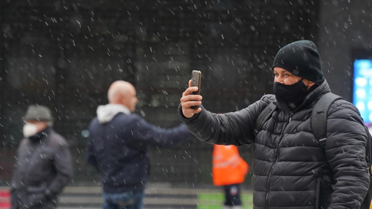 Nieve en Madrid