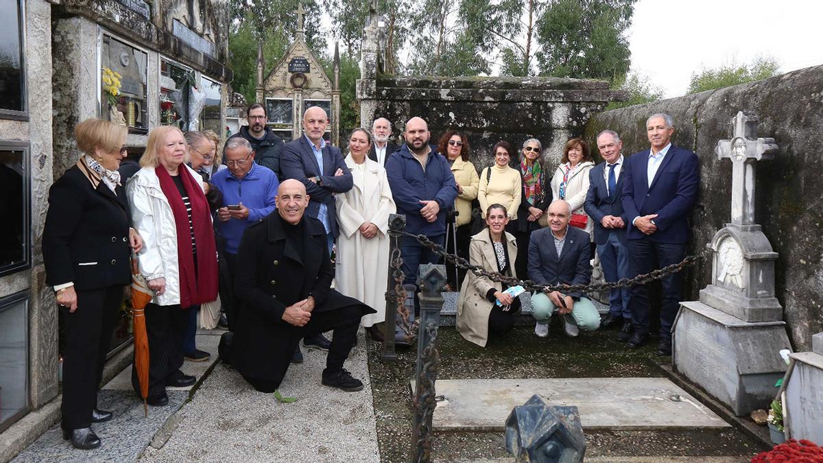 Asistentes al homenaje