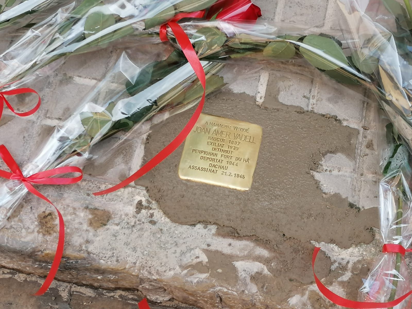 Manacor coloca piedras de la memoria en recuerdo a cinco víctimas del franquismo y el nazismo