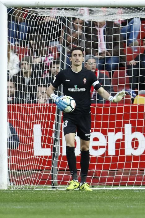 El partido entre el Sporting y la Cultural Leonesa, en imágenes