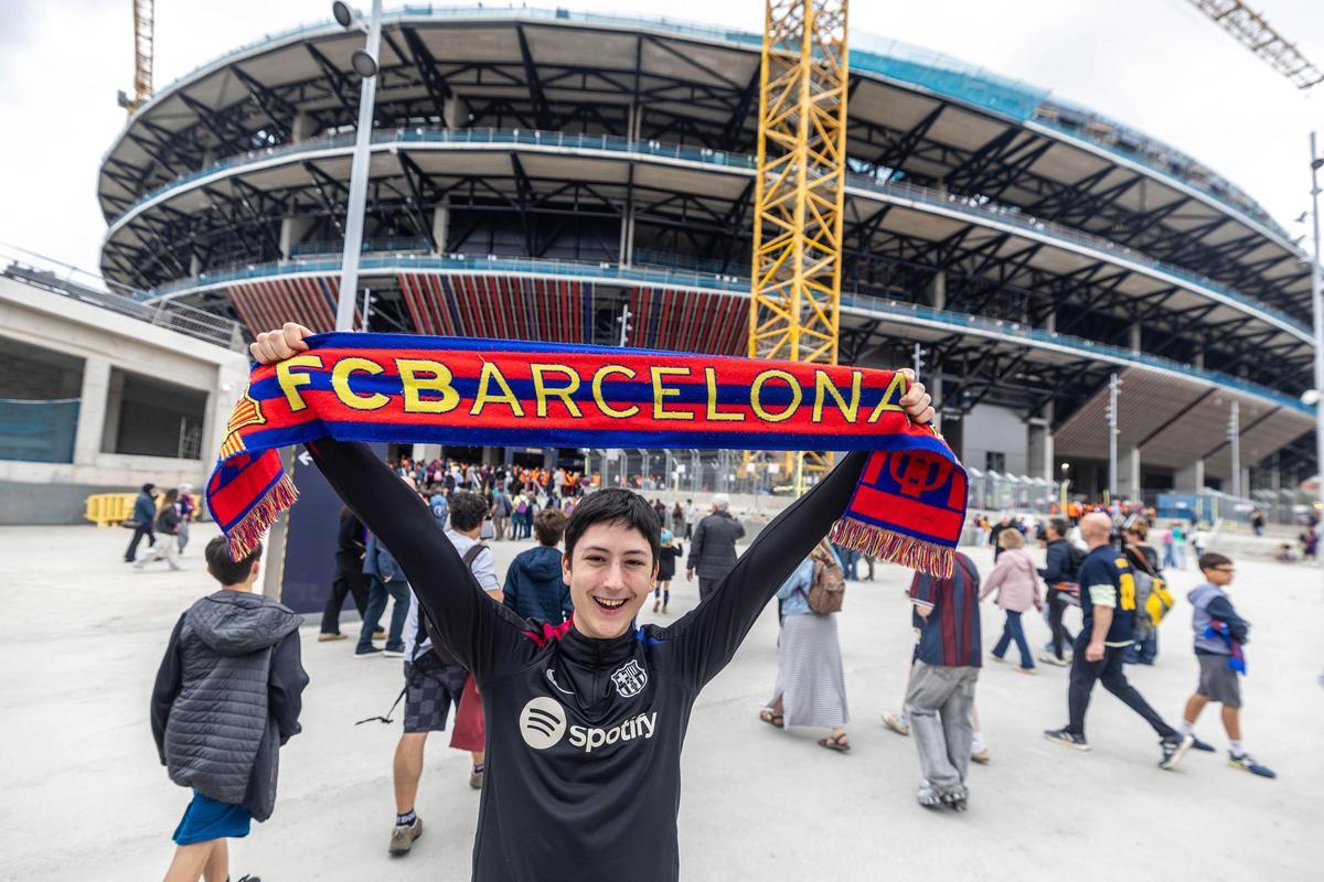 Así está el Camp Nou antes del decisivo partido del Barça femenino contra el Bayern