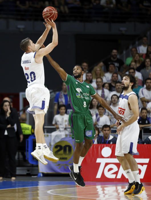 Mala imagen y nueva derrota del Unicaja en el Wizink Center de Madrid