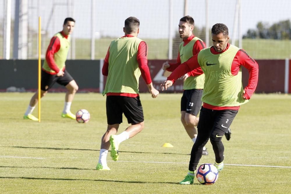 Entrenamiento del Sporting 27/03/2017