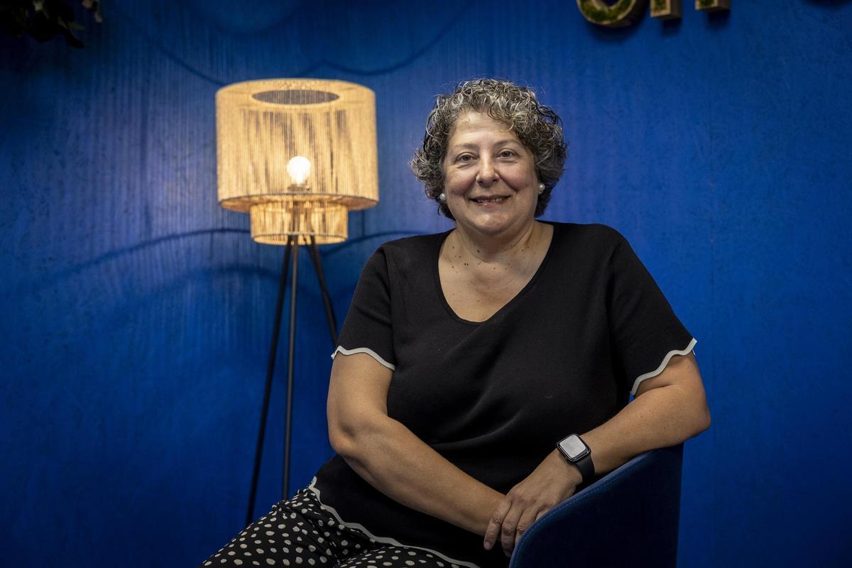 María López Palacín, directora de servicios generales de Industrias López Soriano, en el desayuno pro el Día del Reciclaje en EL PERIÓDICO DE ARAGÓN
