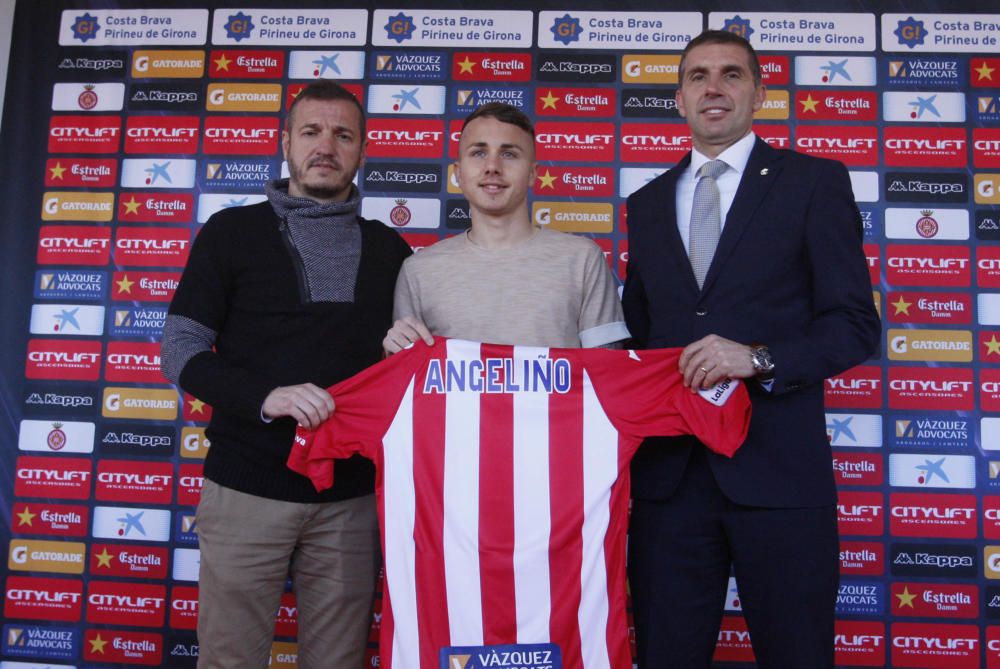 El Girona presenta Maffeo i Angeliño