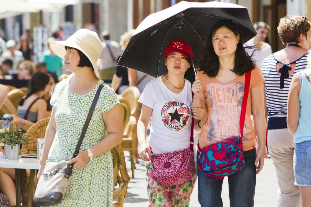 Finde de fuerte calor en Valencia