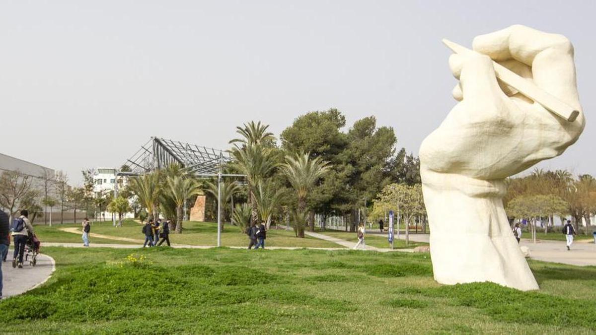 El campus de la Universidad de Alicante, en una imagen reciente.