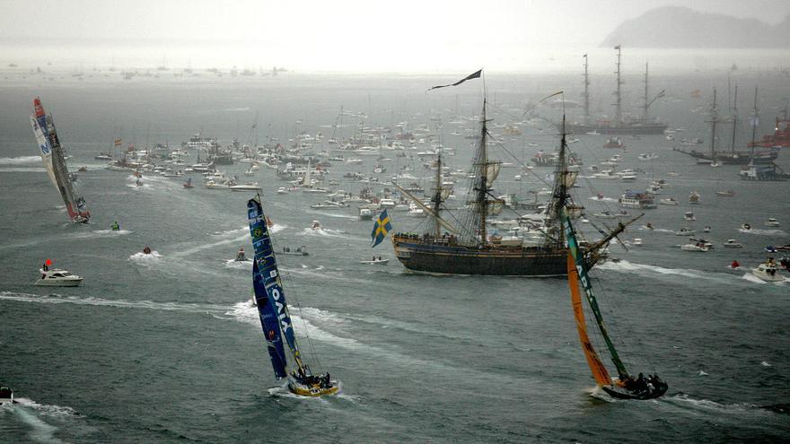Volvo Ocean Race: así vivió Vigo la salida de la carrera en 2005