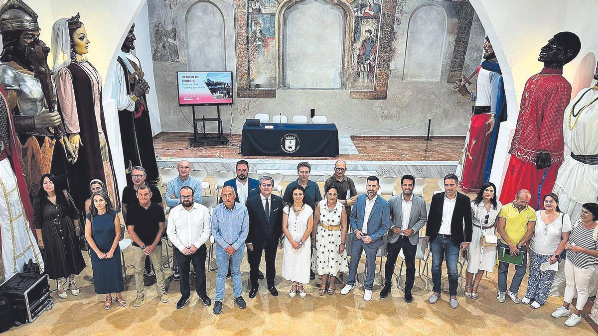 Asistentes a la reunión preparatoria del proyecto europeo de turismo ‘slow’ celebrada en Caravaca de la Cruz.