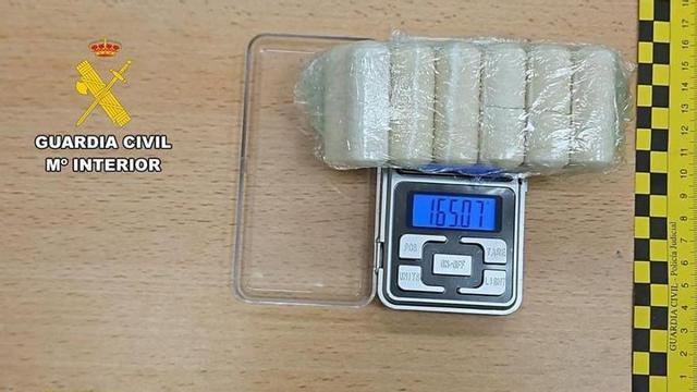 Droga incautada en Felanitx.